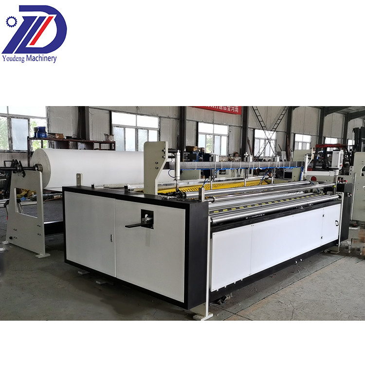 China Highly Efficient Productive Full Automatic Kitchen Towel Toilet Roll Tissue Paper Making Machine for sale