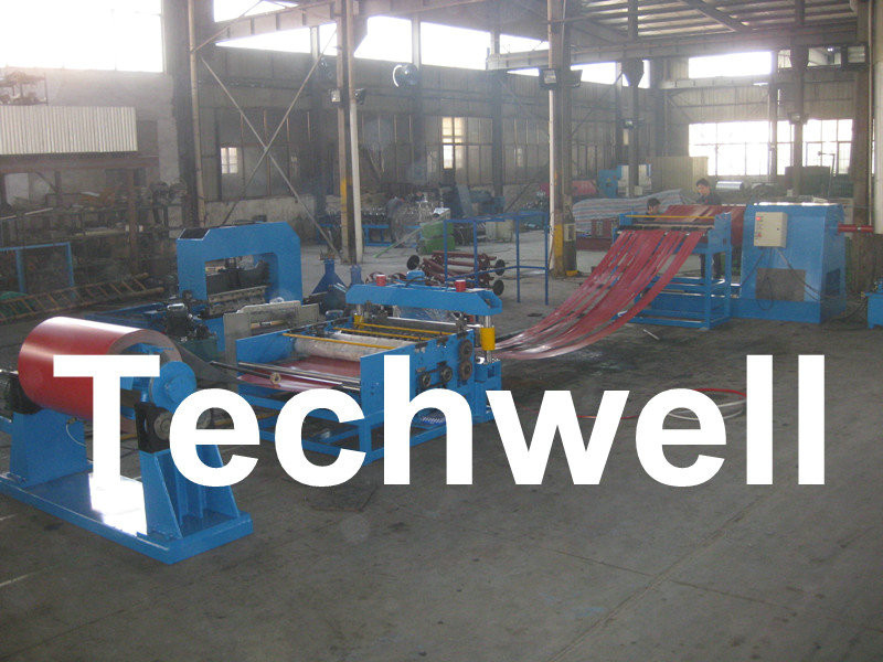 Wholesale 0.2 - 2.0 * 1300mm Simple Steel Coil Slitting Cutting Machine With 0 - 30m/min Speed from china suppliers