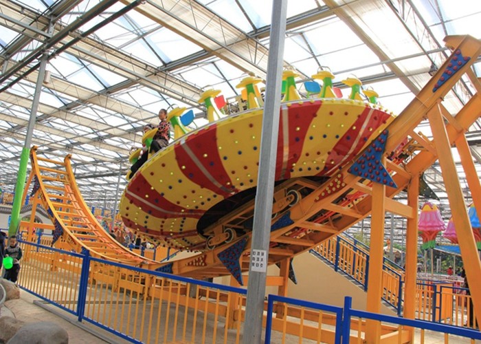Wholesale Frp Material Amusement Park Machines , Thrilling Flying Ufo Disko Rides from china suppliers
