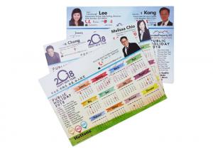 Wholesale Advertising Paper Fridge Magnet Magnetic Business Card With Calendar from china suppliers