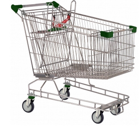 Wholesale Popular Supermarket Shopping Carts Australian Type Zinc Plated from china suppliers