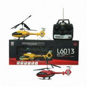 Wholesale R/C 3-channel Helicopter with Gyro in Red/Yellow and Made of Aluminum Material from china suppliers