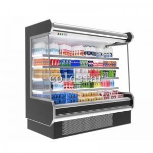 Wholesale Front open type multideck chiller supermarket display cooler from china suppliers