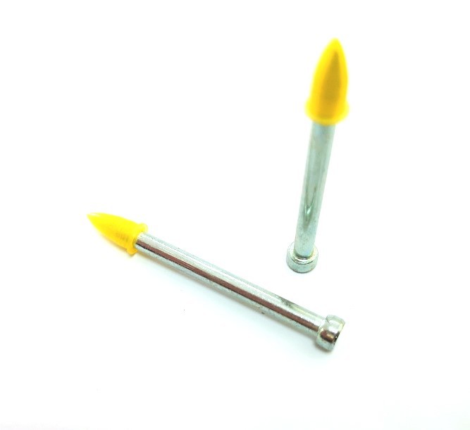 Wholesale High Velocity Concrete Drive Pins With Orange Point Cap 52-56° HRC Hardness from china suppliers