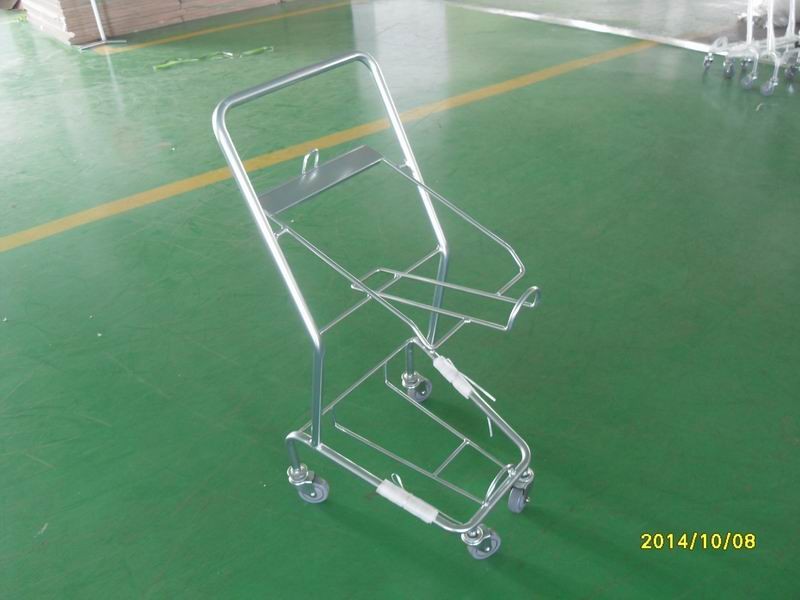 Wholesale Four Wheeled Shopping Trolley / Shopping Basket Trolley 50KGS capacity from china suppliers