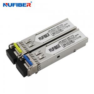 Wholesale Simplex SM 1310 / 1550nm 20km LC WDM 1.25G SFP Module Compatible With Cisco from china suppliers