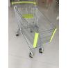 Buy cheap 150L Supermarket Shopping Carts , Steel Shopping Trolley Passed CE And SGS from wholesalers