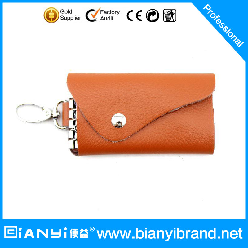 Wholesale Leather custom keychain key bag for lady from china suppliers