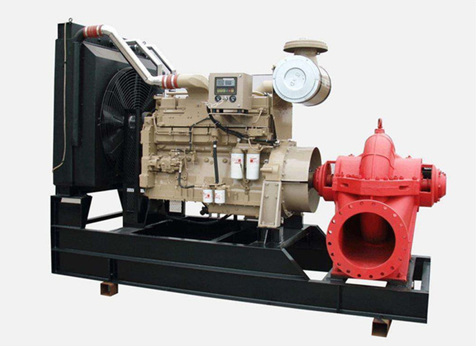 Wholesale 350GPM cummins diesel engine fire pump set 200hp horizontal stainless impeller water Irrigation from china suppliers