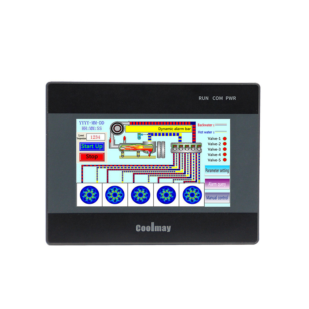 Wholesale Coolmay 4.3 Inch Integrated HMI PLC All In One Rs232 Rs485 Com Port from china suppliers