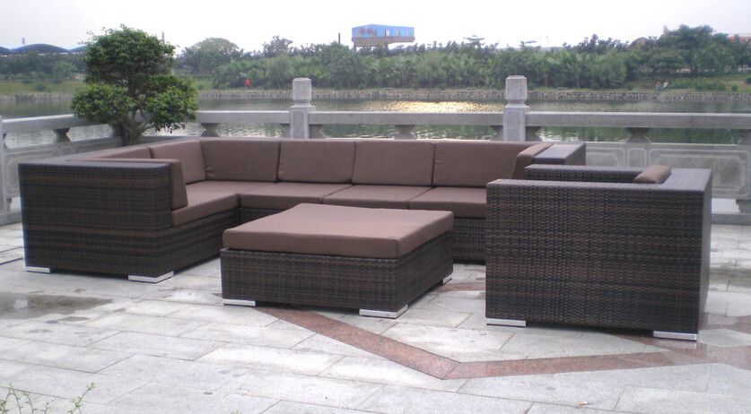 Wholesale outdoor furniture rattan modular sofa-11007 from china suppliers