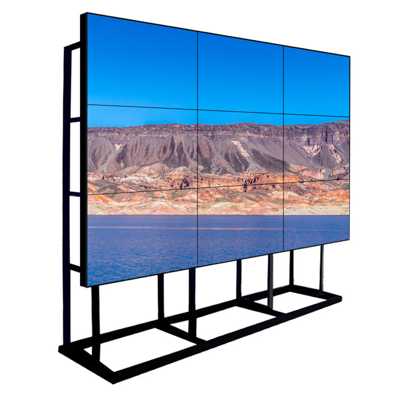 Wholesale Narrow Bezel Lcd Seamless Video Wall Lcd Advertising Display Stand from china suppliers