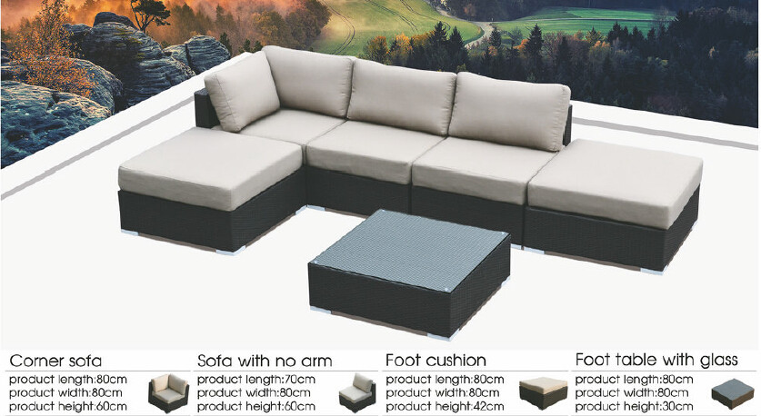 Buy cheap outdoor rattan modular sofa-15 series from wholesalers