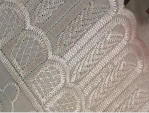 China african organic cotton dry lace cotton lace fabric by the yard on sale
