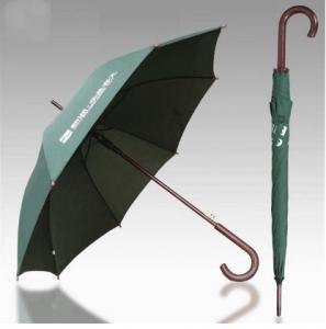 Wholesale Easy Open Wooden Handle Umbrella , Unbreakable Folding Umbrella With Hook Handle from china suppliers