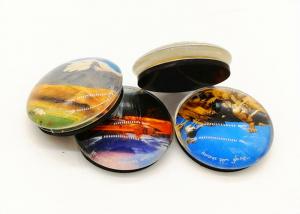 Wholesale Tourist Souvenir Fridge Magnets 35 Mm Diameter Dome Crystal Glass Material from china suppliers