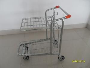 Wholesale Store Supermarket Warehouse Trolley With Handle Logo Printing from china suppliers