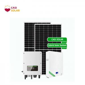 Wholesale 10000W Hybrid Solar Power System TUV Home Solar Power Battery from china suppliers