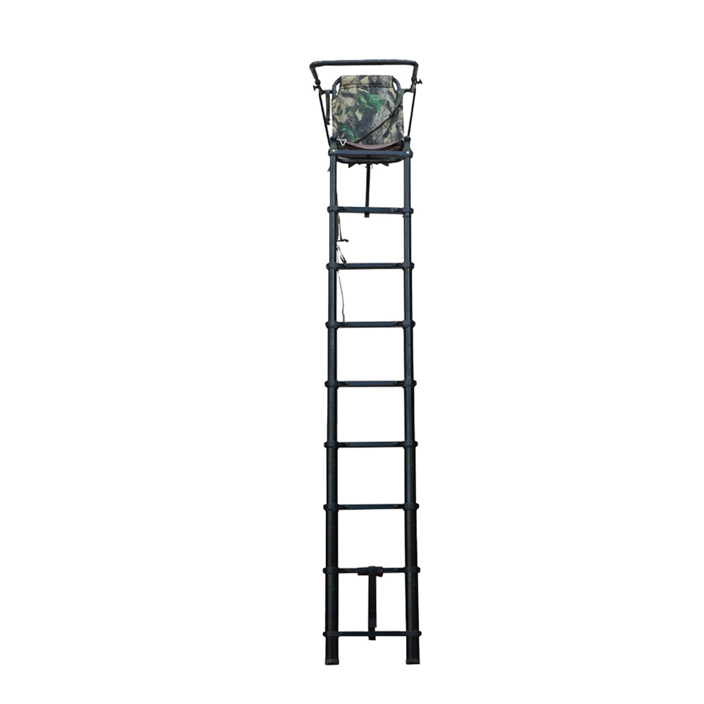Wholesale 2600mm Aluminum Hunting Tree Stand Folding Ladders 8 Steps from china suppliers