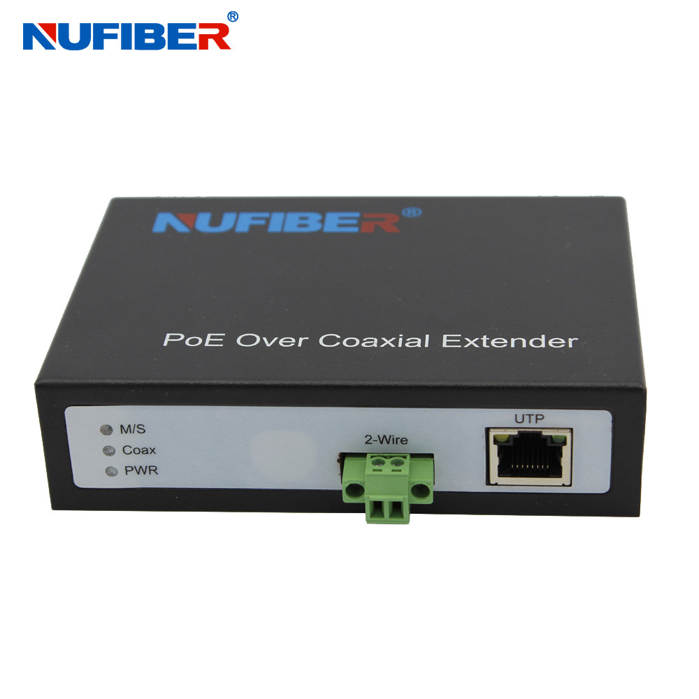 Wholesale 2 Wire IP Ethernet Over Coaxial Extender 0 - 300M With POE Function from china suppliers