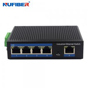 Wholesale IP40 Din Rail Mount Network Switch Hub 5 Port Gigabit Rj45 UTP Interface from china suppliers
