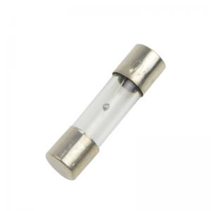Time Lag Glass Tube Fuse , Glass Cartridge Fuse 5*20mm With / Without Lead