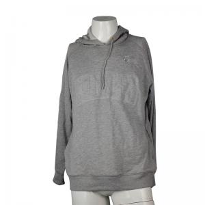 Wholesale Long Sleeve Jacket With Sweatshirt Hood , Side Pocket Grey Hooded Jacket from china suppliers