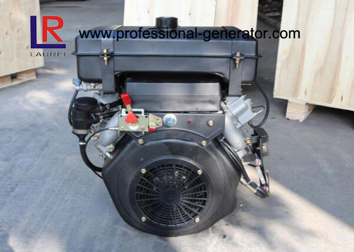 Wholesale 20HP Air Cooled V Twin Industrial Diesel Engines with Counterclockwise , Facing PTO Shaft from china suppliers
