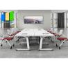 Buy cheap 1600mm Mobile Foldable Office Desk School Training Room Table With Storage Layer from wholesalers