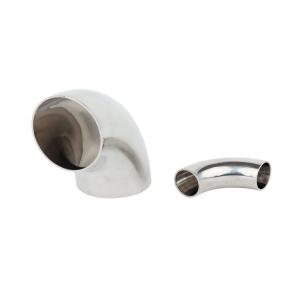 Wholesale 304 316L Sanitary Stainless Steel Butt Weld Elbow SMS 3A DIN Standard from china suppliers