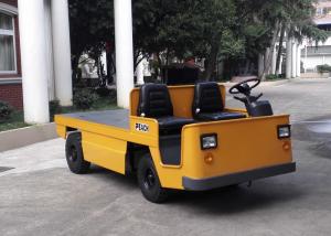 Wholesale Pneumatic Battery Operated Platform Truck , Electric Industrial Tow Tractors 3000kg from china suppliers
