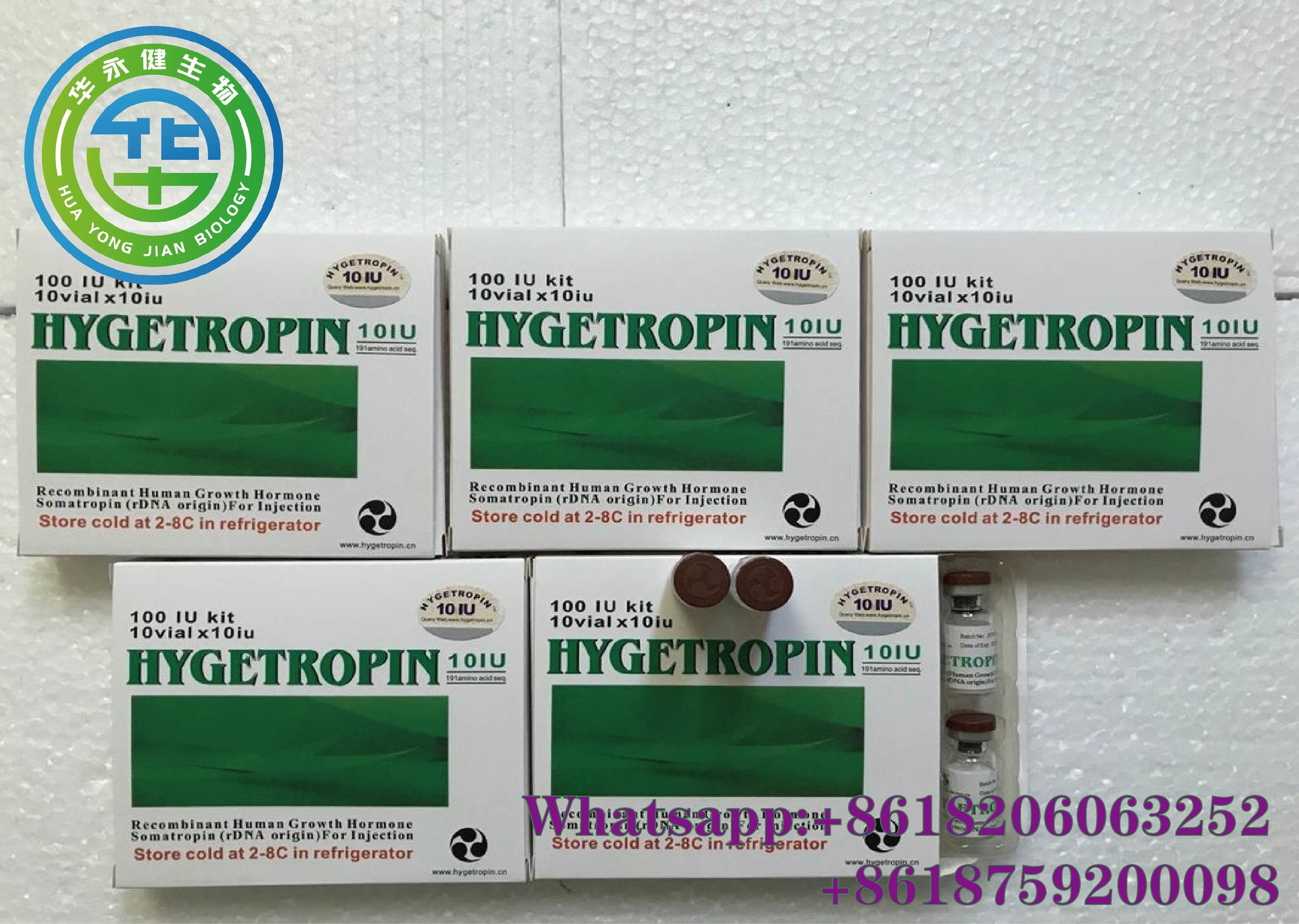 Wholesale HGH hormone original Hygetropin 10iu/vial for fewer skin wrinkles and Weight Loss from china suppliers