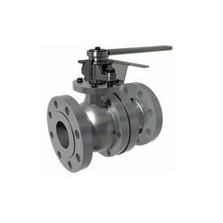 Wholesale 2 Piece Full Port Floating Ball Valve Cast / Forged Steel Low Torqu Elastomer Free Design from china suppliers