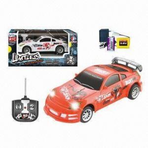 Wholesale Radio Control 4-channel Racing Car with Lights and Battery from china suppliers