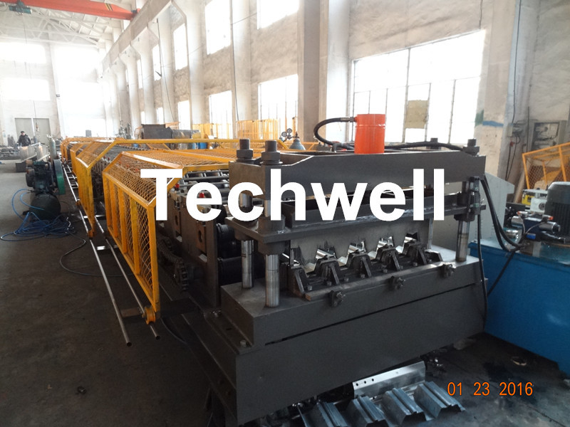 Wholesale Welding Wall Plate Machine Frame Structural Metal Deck Forming Machine With Chain Transmission from china suppliers