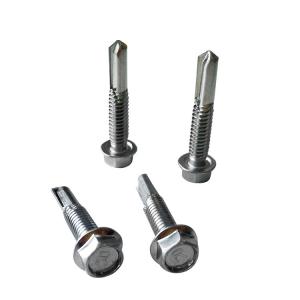 Wholesale Roofing Hex Head Self Drilling Decking Screws With Washer Customized Size from china suppliers
