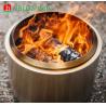 Buy cheap Outdoor Stainless Steel Stove Round Wood Burning Fire Pit Solo Stove from wholesalers