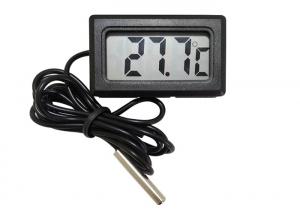 Wholesale Mini Plastic Digital Freezer Thermometer , LCD Display Digital Cooler Thermometer from china suppliers