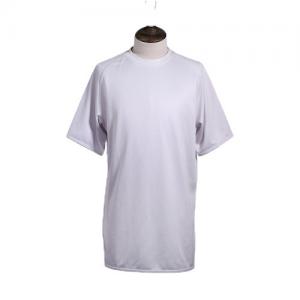 Wholesale 100% Polyester Knitted O Neck Dry Fit Customized Tee Shirts Short Sleeve Printing from china suppliers
