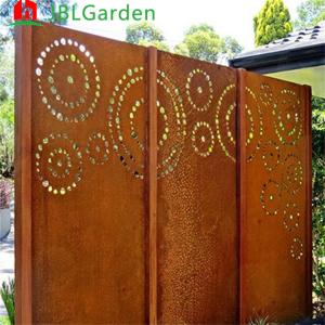 Wholesale 2mm Thick Laser Cut Metal Privacy Panels Freestanding Portable from china suppliers