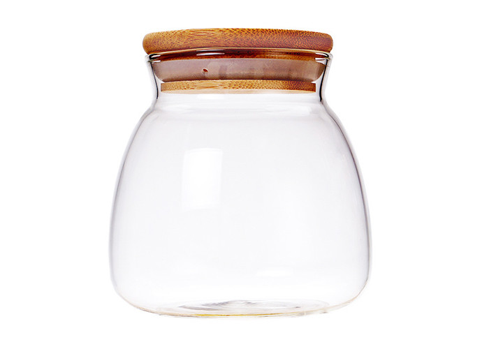 Wholesale Tea Candy Wide Mouth Glass Jars , Airtight Glass Jars Wide Mouth from china suppliers