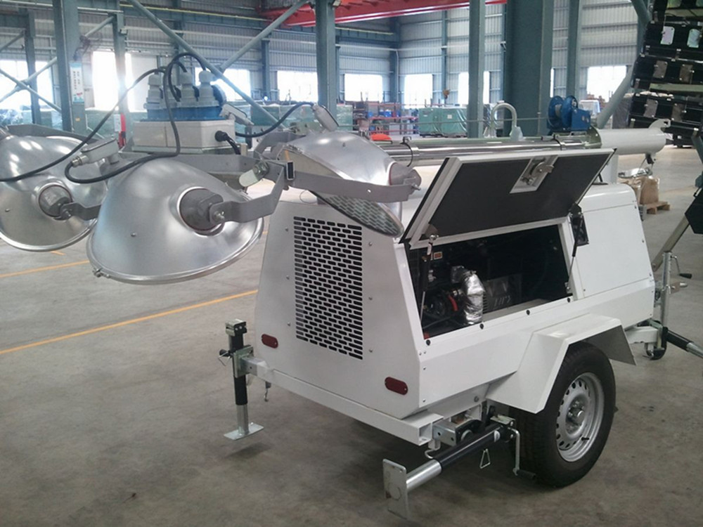 Wholesale 4kw to 15kw mobile trailer portable lighting tower generator from china suppliers