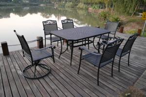 Wholesale garden furniture cast aluminum set-9802 from china suppliers