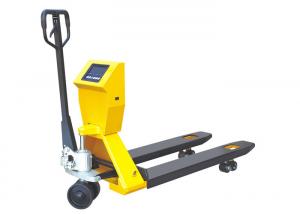 Wholesale Warehousing Mobile Pallet Truck With Scale High Strength Frame 1150mm​ Fork Length from china suppliers