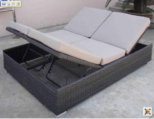 Wholesale outdoor rattan backyard sunbed-16089 from china suppliers