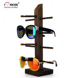 Countertop Colorful Waterproof Acrylic Wood Sunglasses Display