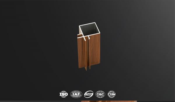 LI-014A, Libya, Wooden Color Aluminum frame for Kitchen Cabinet