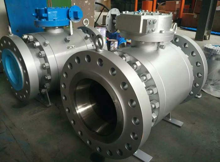 Wholesale ENP Xylan Coated Forged Trunnion Mounted Ball Valve Reduced Port  B16.10 Vent And Drain from china suppliers