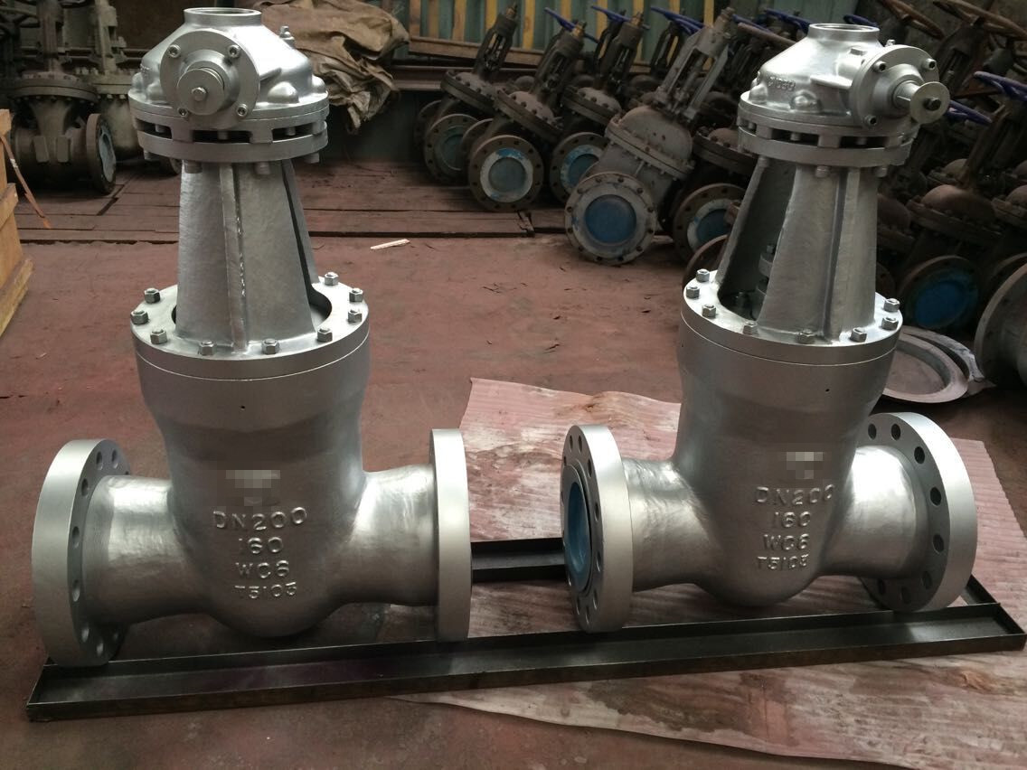 Wholesale Precision Cast Steel DIN F4 Gate Valve , PSB PN200 Metal Gate Valve Flange Type from china suppliers