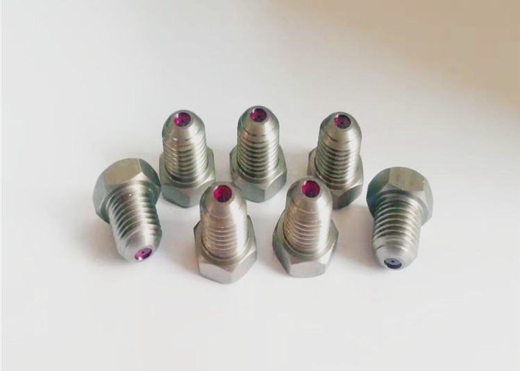 Wholesale Paper Cutting Edge Water Needle Ruby Nozzle Water Jet Wear Resistance Flushing High Pressure No from china suppliers